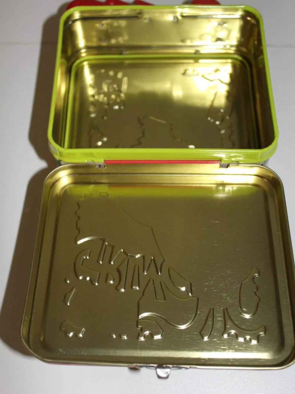 Vintage Dr. Suess How The Grinch Stole Christmas Mini Metal Tin Lunchbox 2000 5